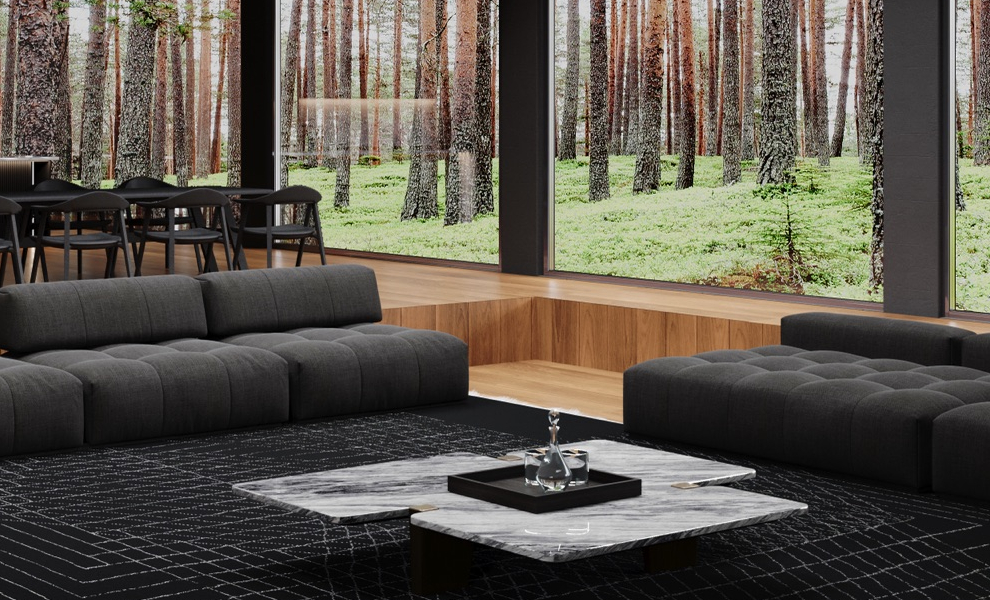 miinu Teppich Koromo 505 black miinu Teppich Koromo 505 black