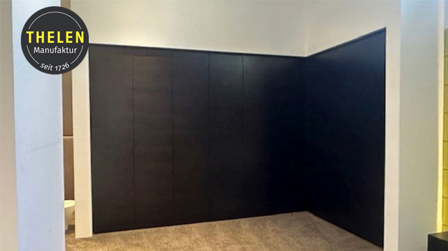 Thelen Eckeinbauschrank Eiche Tabak