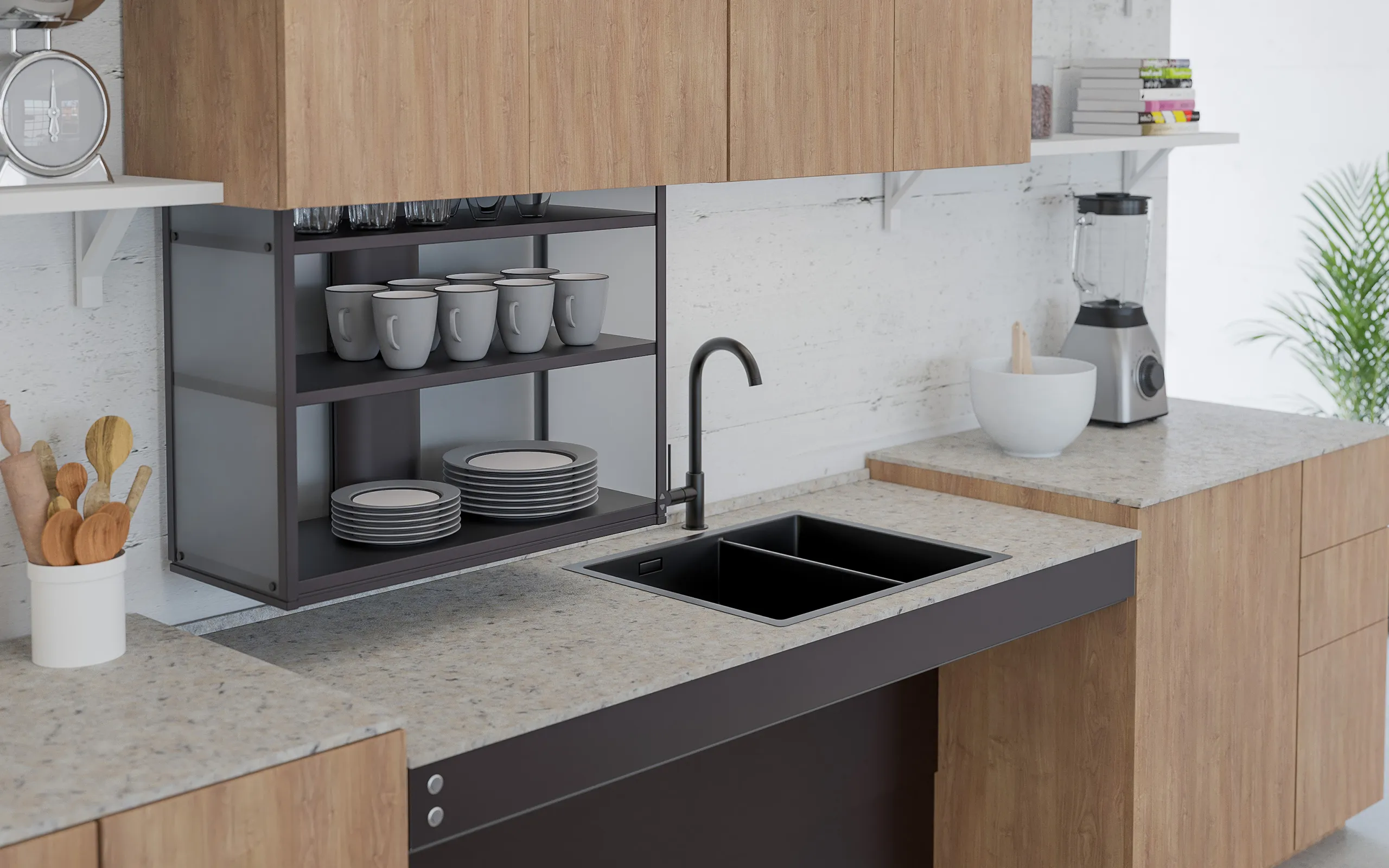 Liftsysteme für Oberschränke