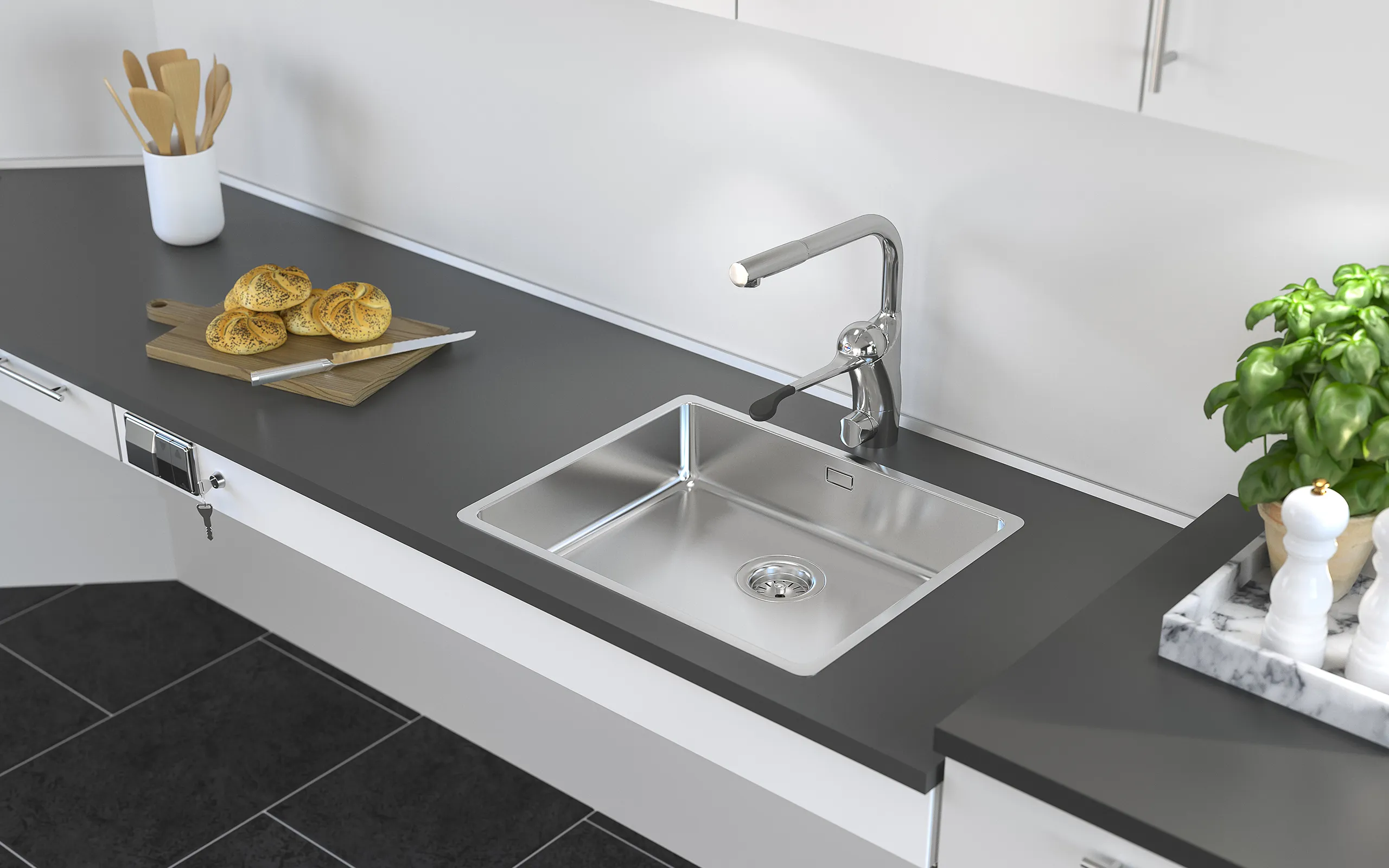 Spülen und Mischbatterien