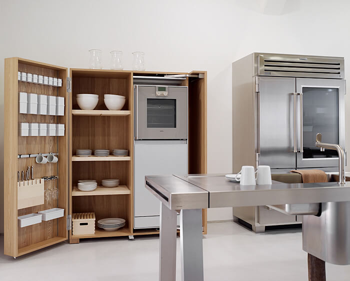 Raumkonzepte Küche Stile Loft / mobile Küche