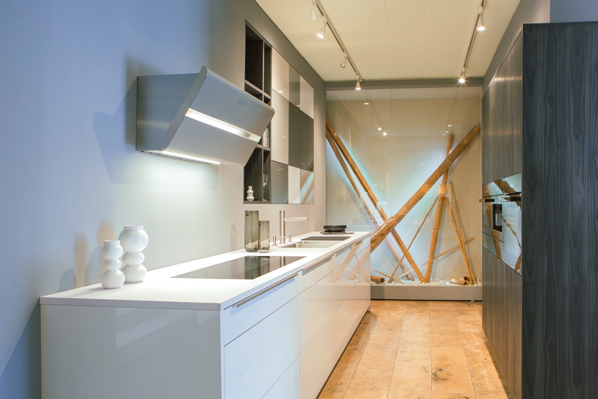 Häcker AV2130 polarweiß AV1098 Okobo schwarzgrau