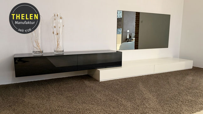 Thelen Sideboard schwarz weiss