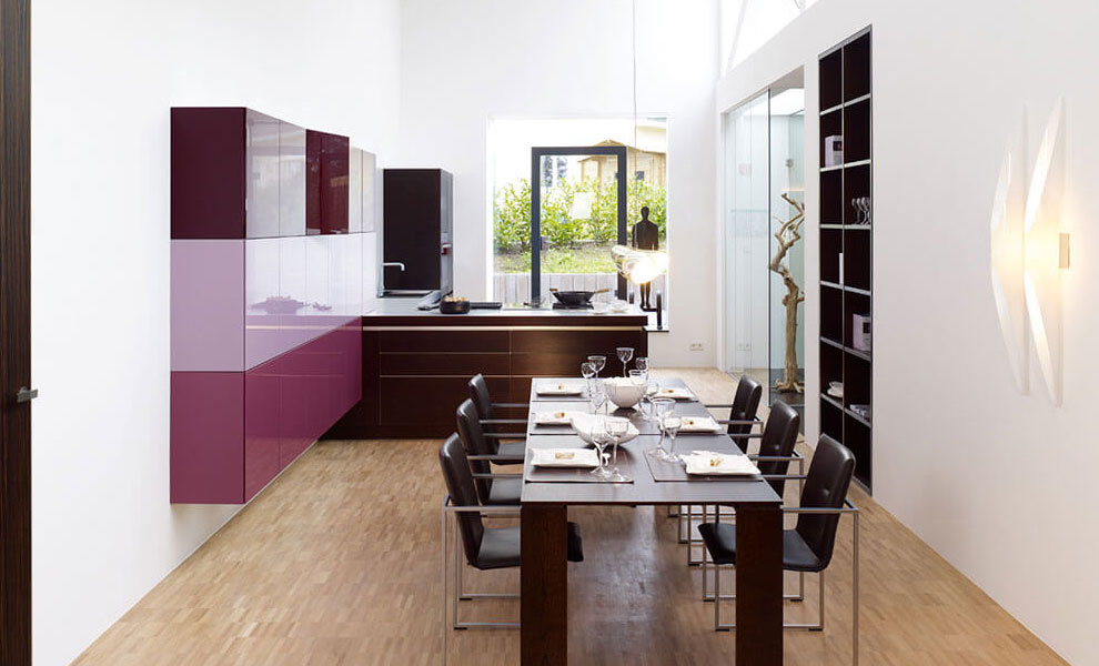 Moderne, offene L-Küche   Moderne, offene L-Küche