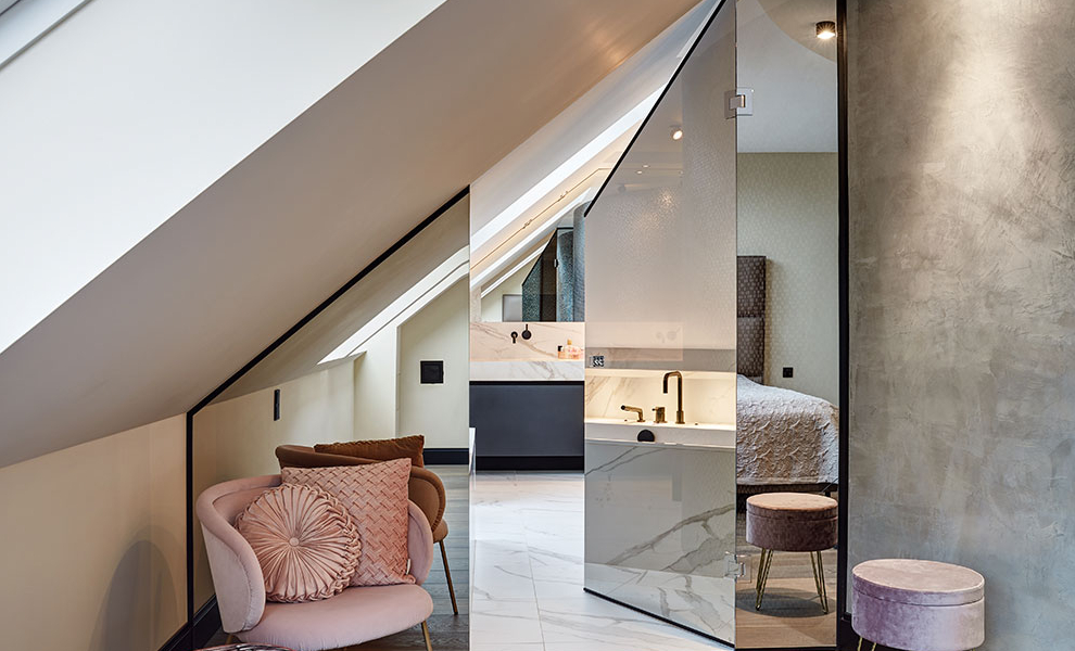 Penthouse mit Kamin Penthouse mit Kamin